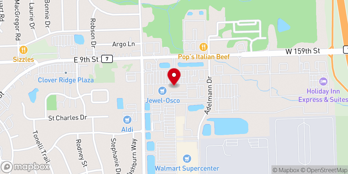 Map showing location of Restoration Ministry and International Outreach Church