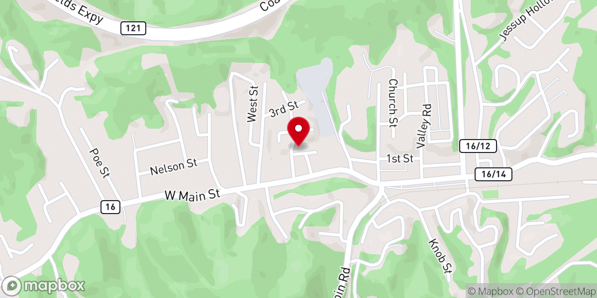 Map showing location of Sophia Church of God