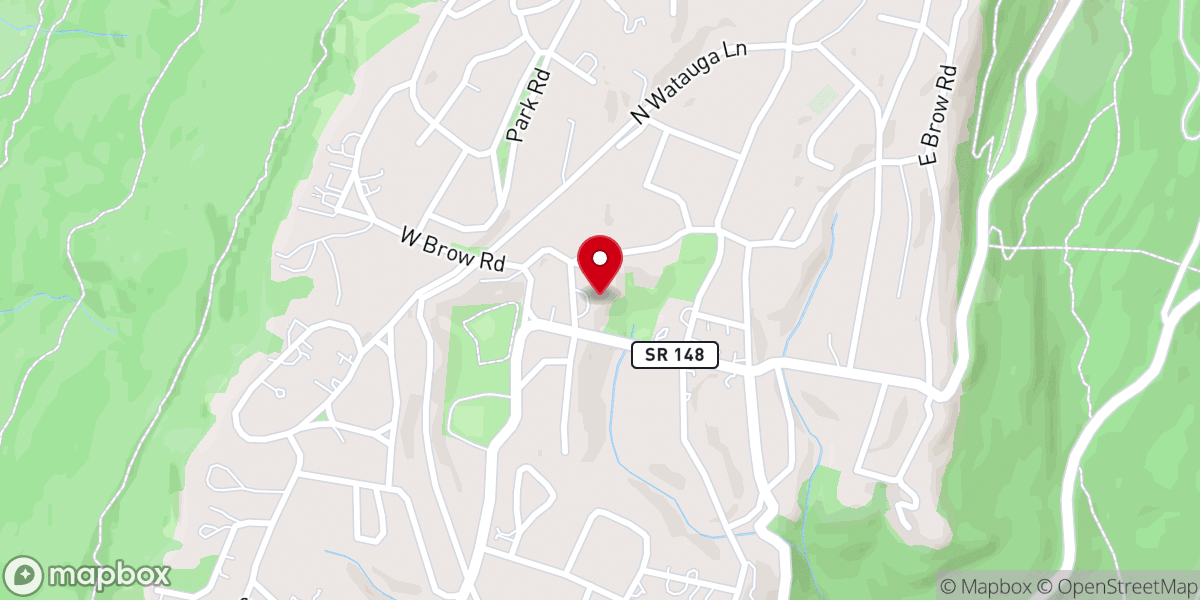 Map showing location of Episcopal Church of the Good Shepherd