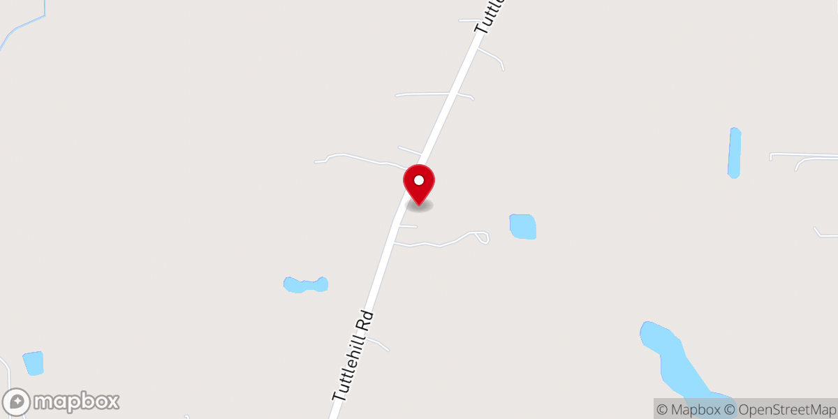 Map showing location of St Paul Missionary Baptist