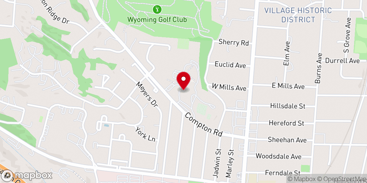 Map showing location of Saint Clare Convent