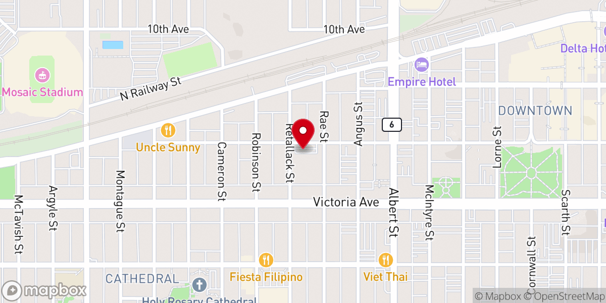 Map showing location of Northwest Church Of Christ