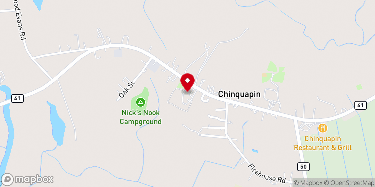 Map showing location of Iglesia Bautista Saron