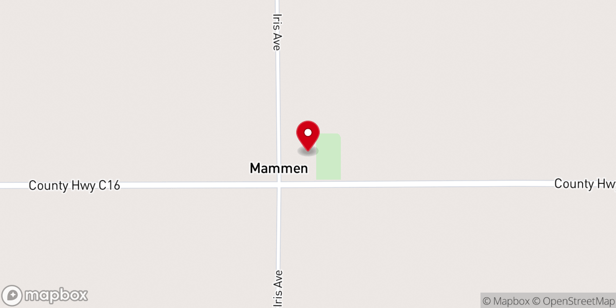 Map showing location of Christ Lutheran Church