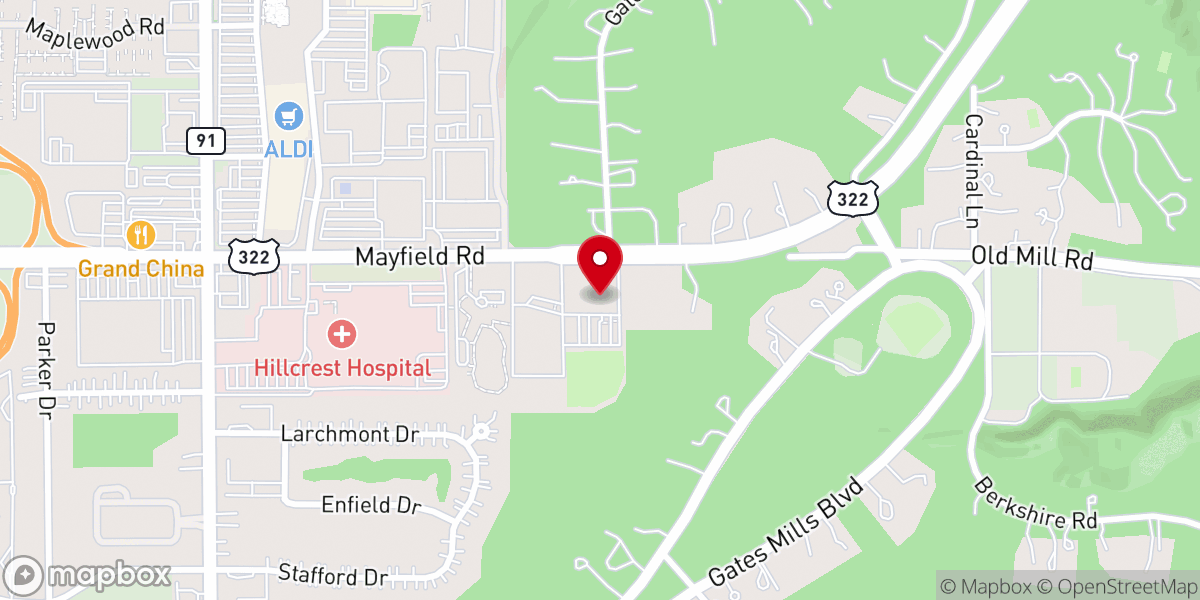 Map showing location of St. Francis of Assisi Church