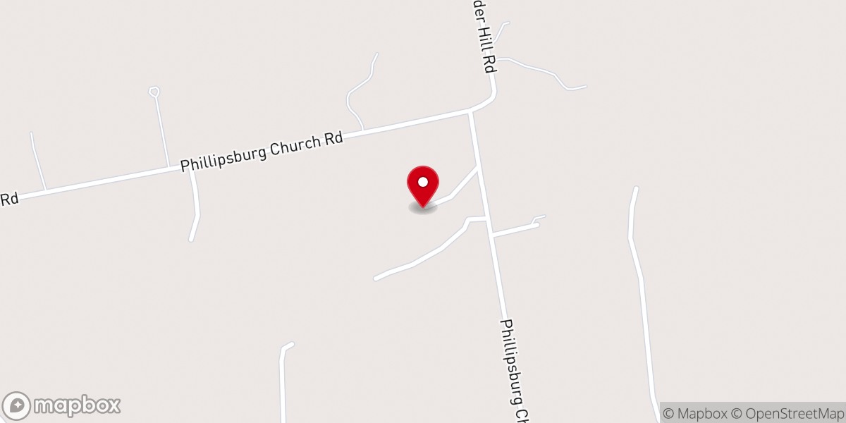 Map showing location of Saint Paul Lutheran Church LCMC NALC