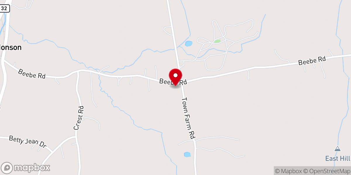 Map showing location of Leland D Church Accounting-Tax