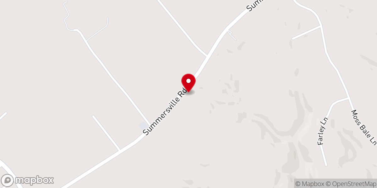 Map showing location of Hodges Chapel