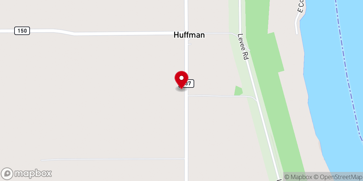 Map showing location of Marys Chapel Baptist Church