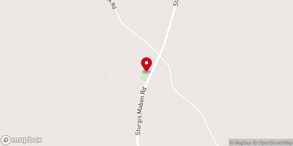 Map showing location of Big Creek United Methodist Church