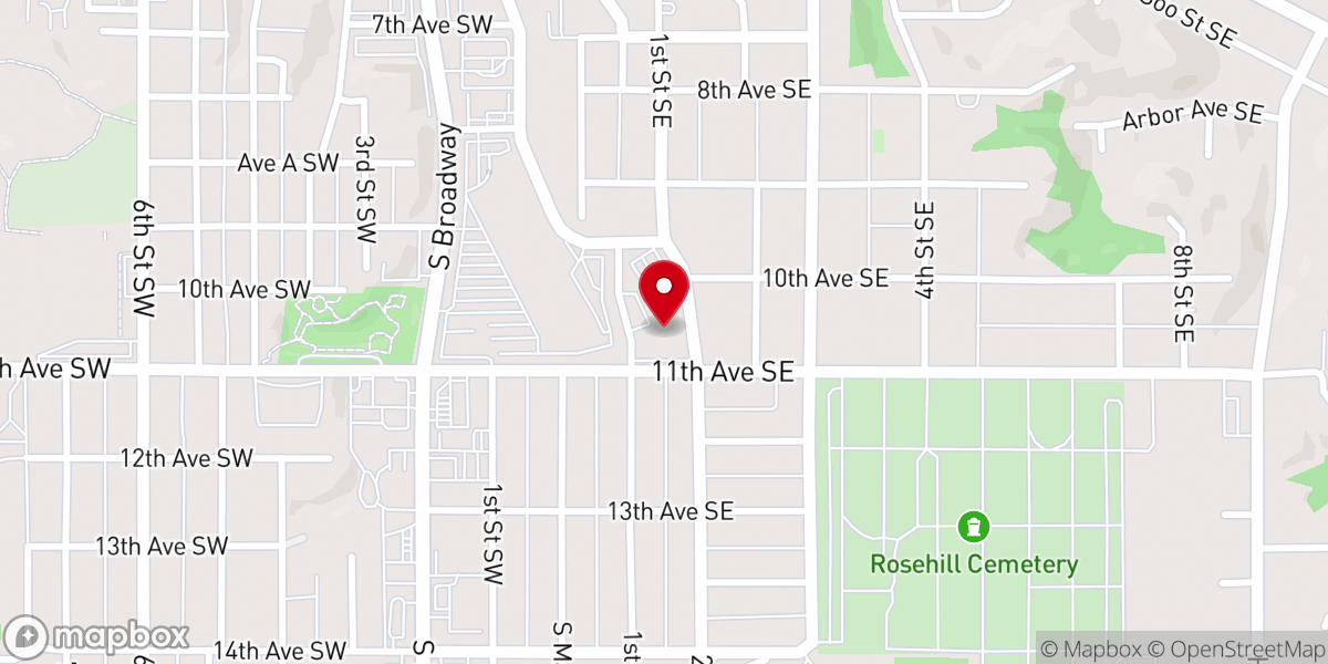 Map showing location of Vincent United Methodist Church