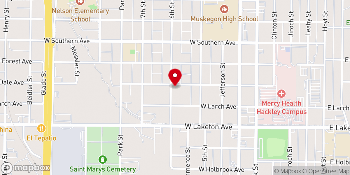 Map showing location of Saint Michael the Archangel Catholic Church