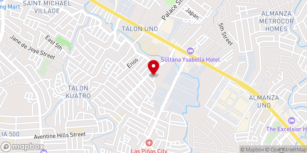 Map showing location of Pentecostal Missionary Church of Christ