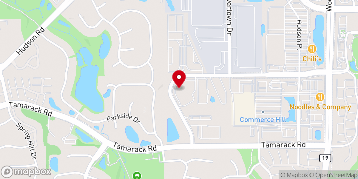 Map showing location of Fellowship Church