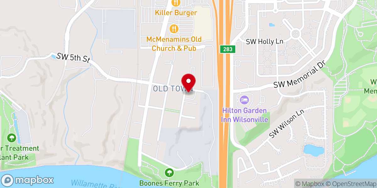 Map showing location of St Cyril Catholic Church
