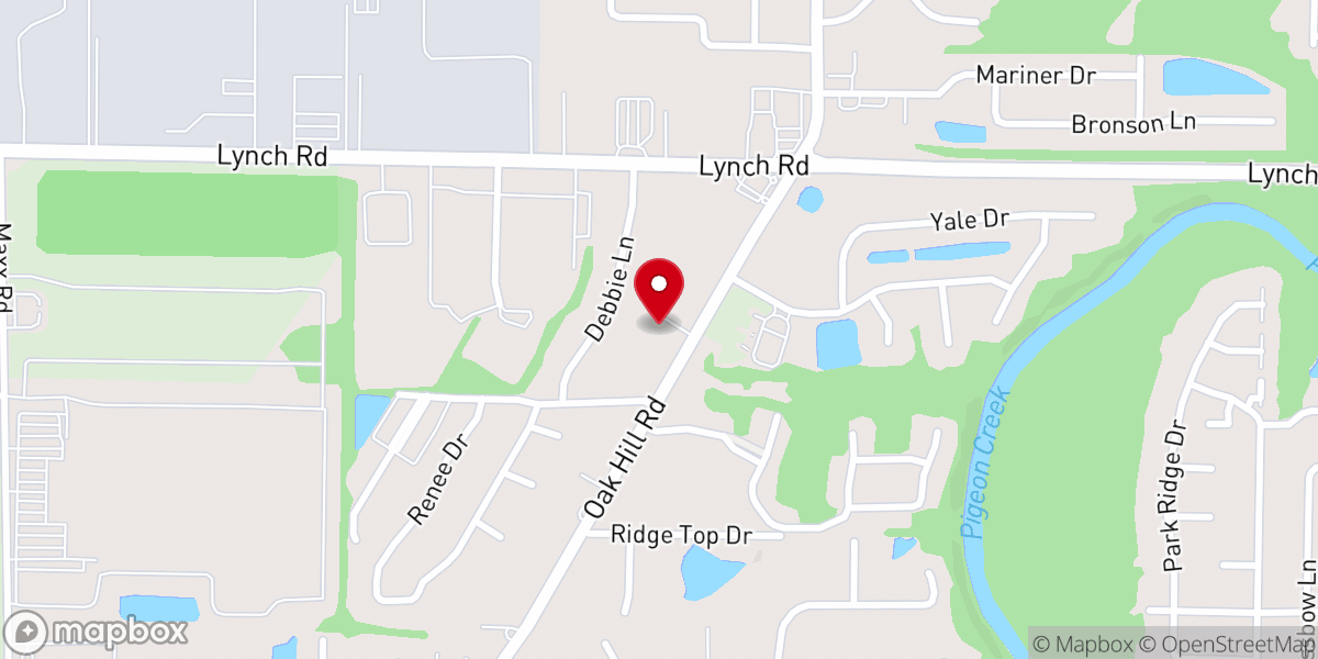 Map showing location of Shepherd of the Hills Lutheran