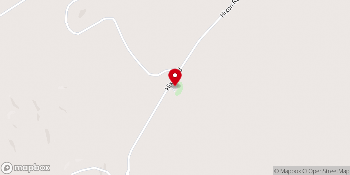 Map showing location of Carry Mount Baptist Church