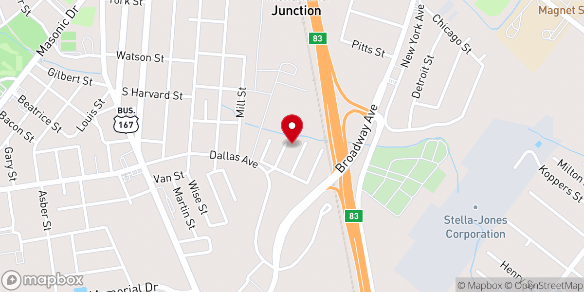 Map showing location of Greater St Lawrence Missionary