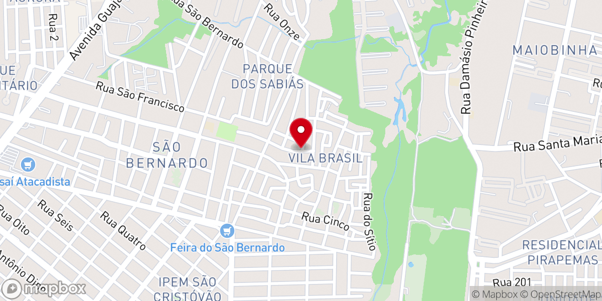Map showing location of Igreja Assembleia De Deus