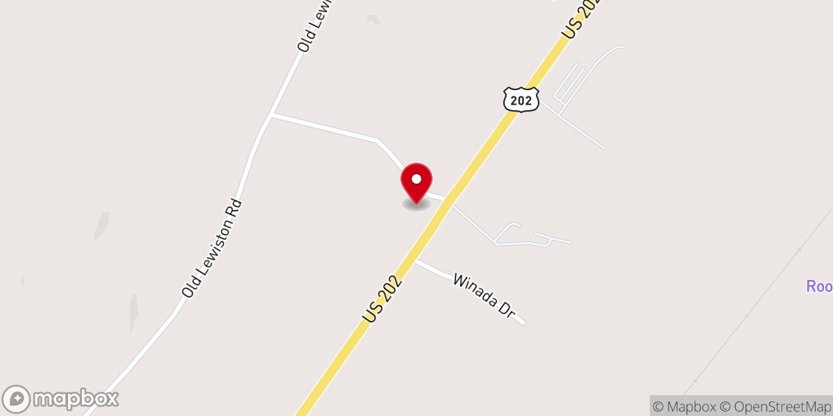 Map showing location of Winthrop Food Pantry