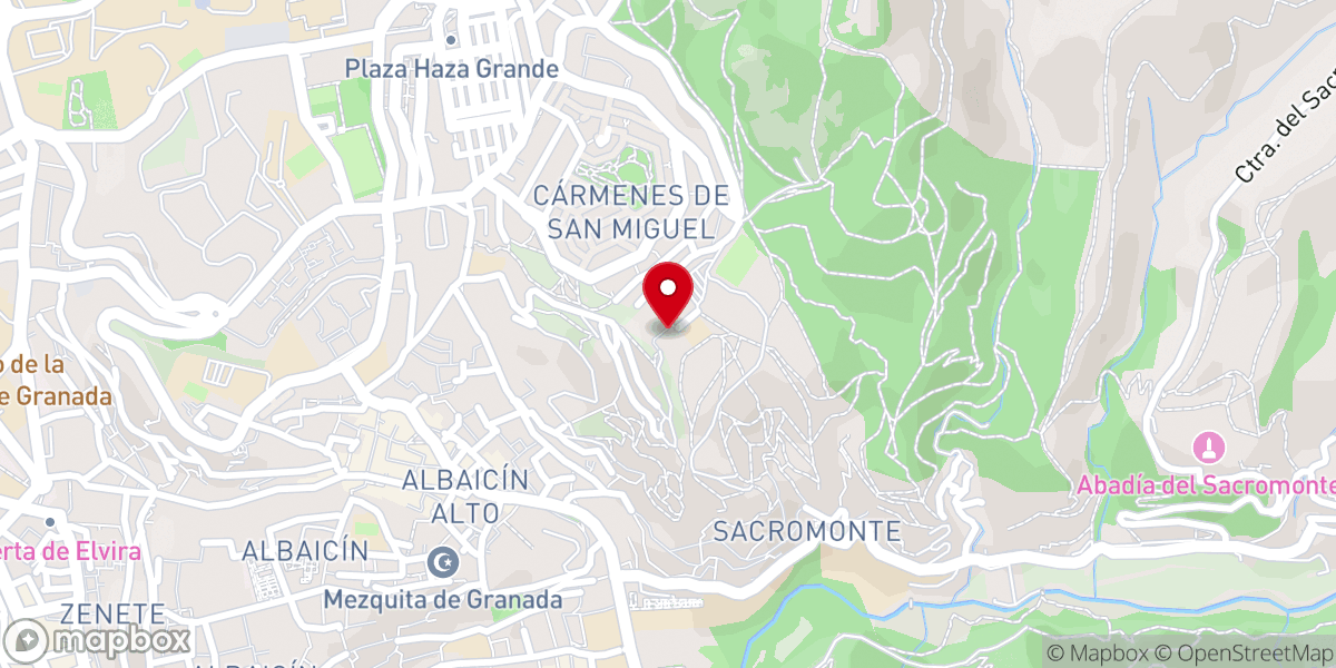 Map showing location of Ermita de "San Miguel Alto"