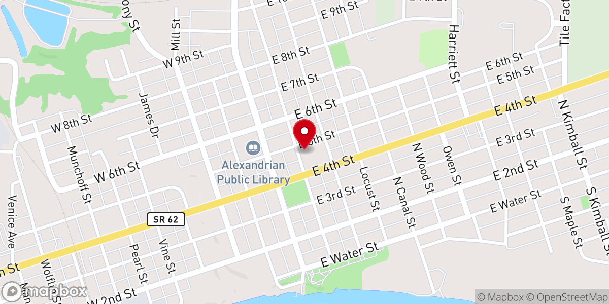 Map showing location of St. Matthew's Catholic School