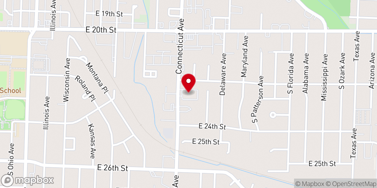 Map showing location of Generations Free Will Baptist Church
