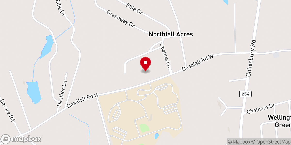 Map showing location of New Journey Church