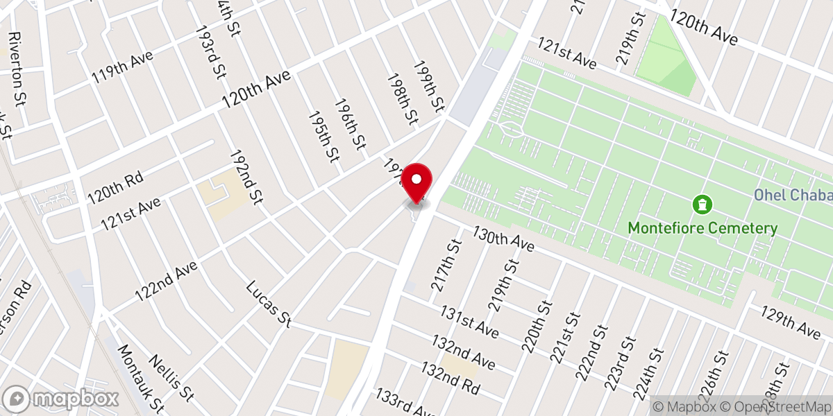 Map showing location of New Jerusalem Church of God