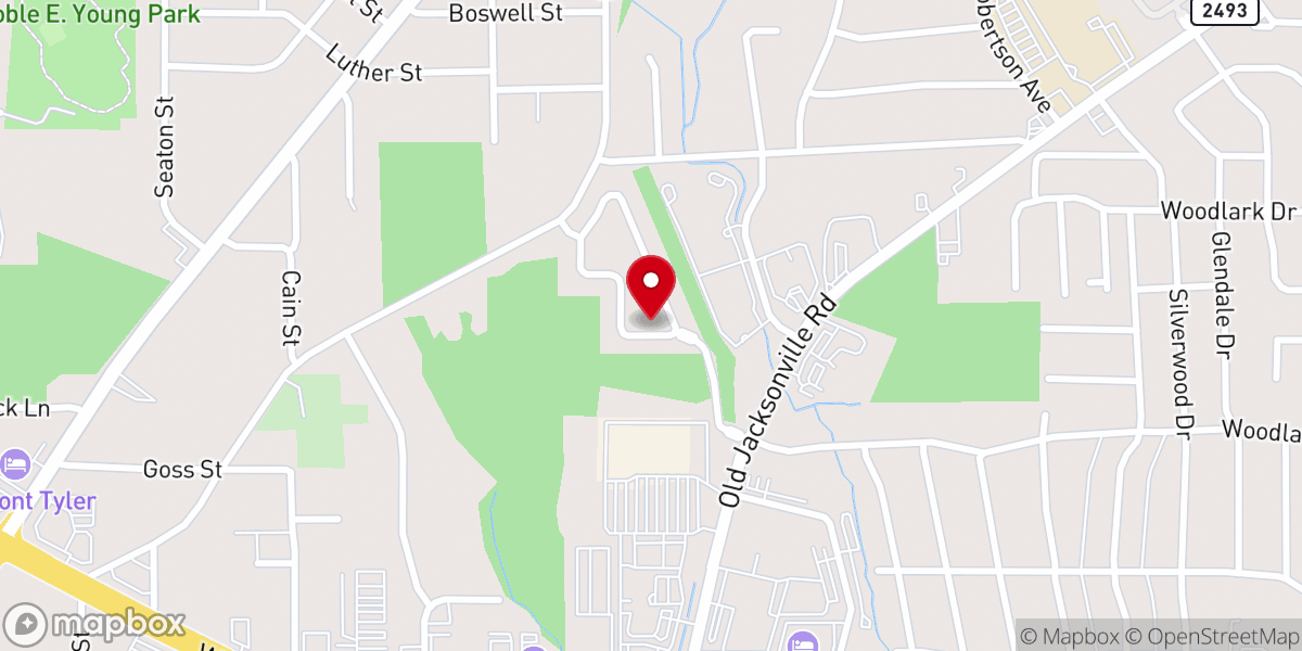 Map showing location of God's Temple Apostolic Ministries