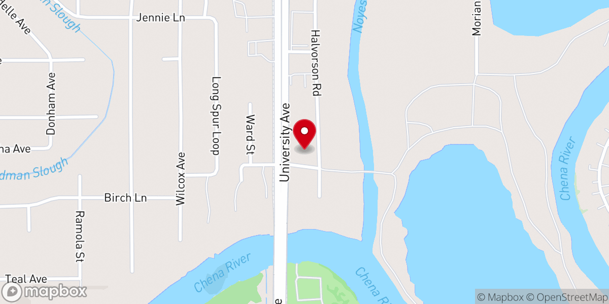 Map showing location of Central Mission Church Assemblies of God