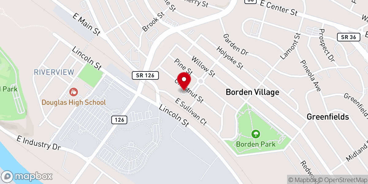Map showing location of Great Commission Church my church