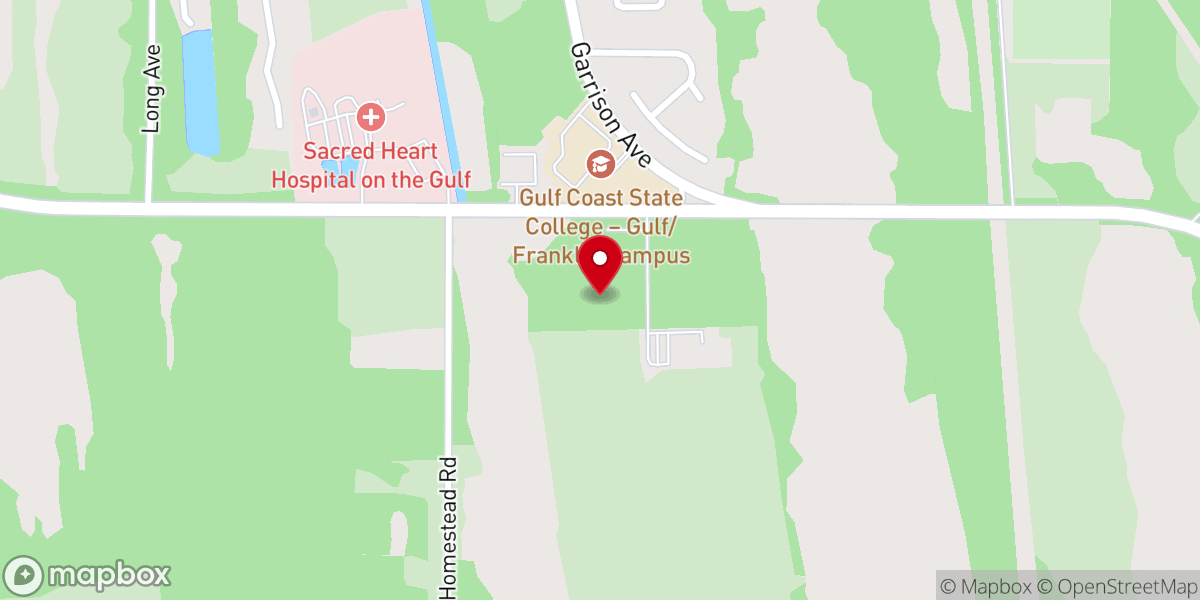 Map showing location of First Baptist Church of Port St Joe Office