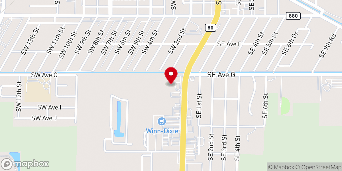Map showing location of St Philip Benizi Catholic Church