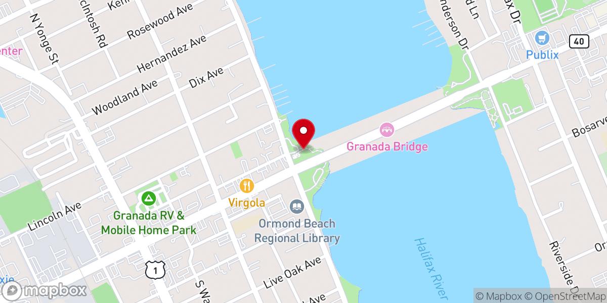 Map showing location of Church house of Healing