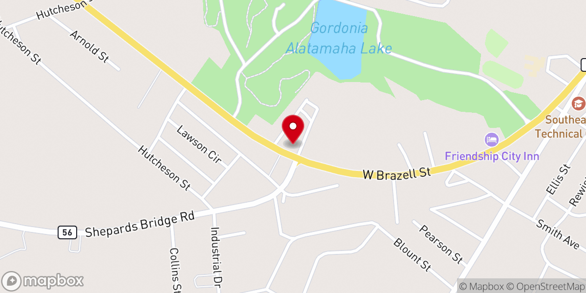 Map showing location of Connection Point Church
