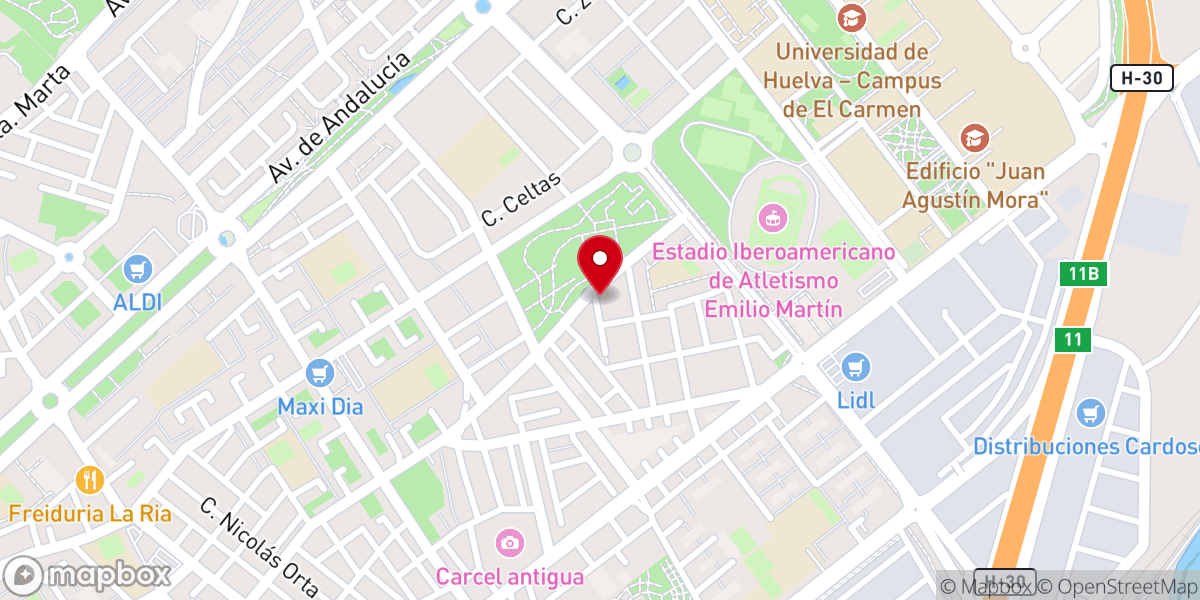 Map showing location of Parroquia De San Pablo