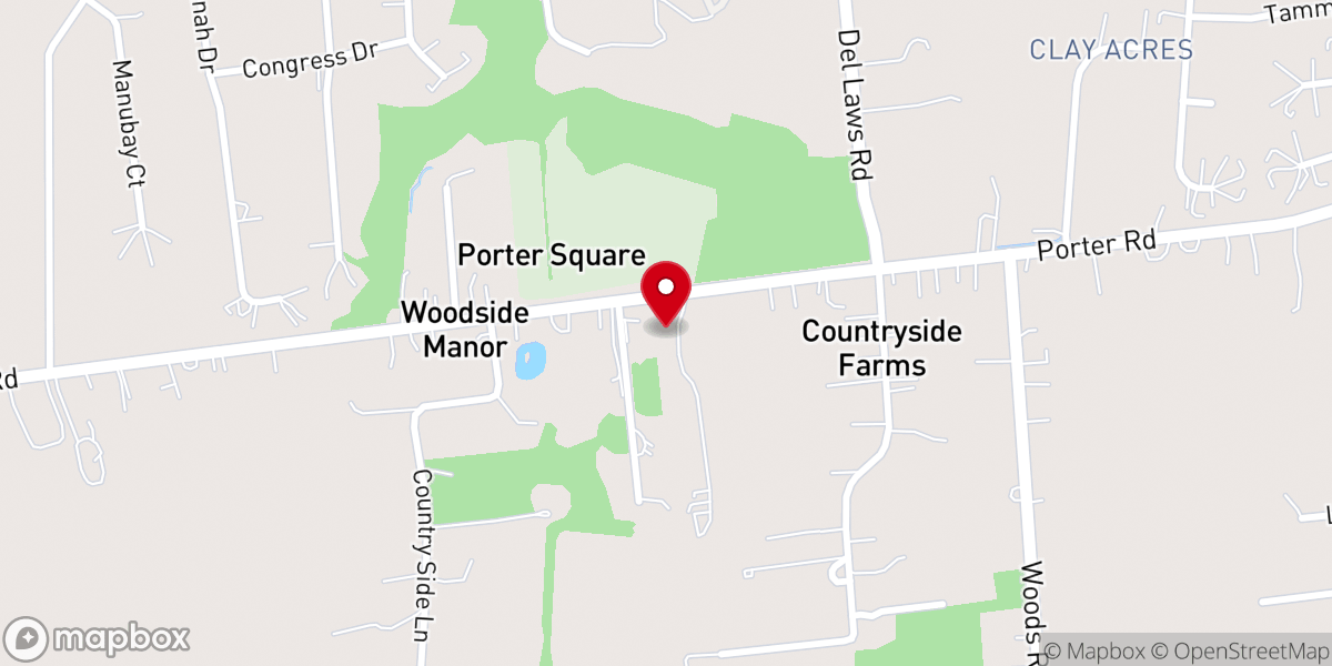 Map showing location of Good Shepherd Baptist Church
