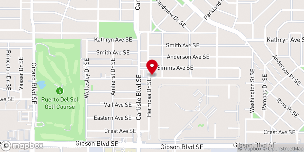 Map showing location of Carlisle Baptist Church