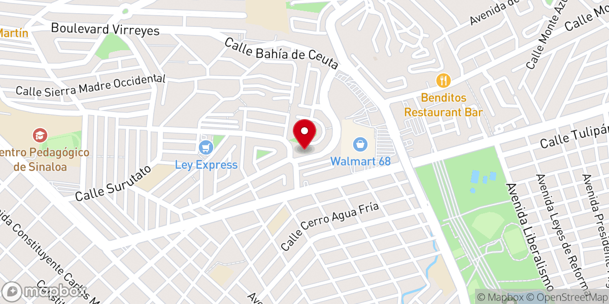Map showing location of Parroquia de la Divina Misericordia