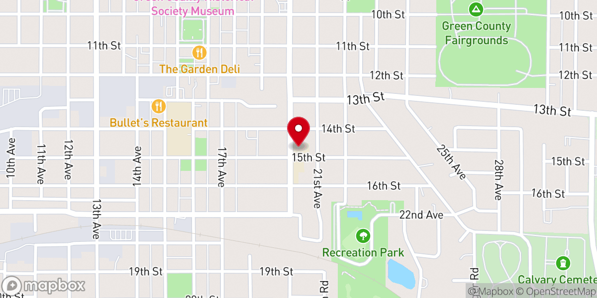 Map showing location of St Victor Catholic School