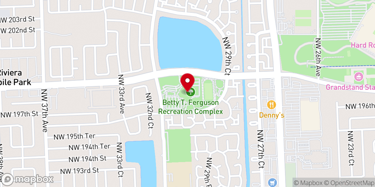 Map showing location of Hope Church of Christ