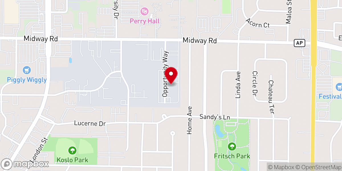 Map showing location of Community Clothes Closet Inc