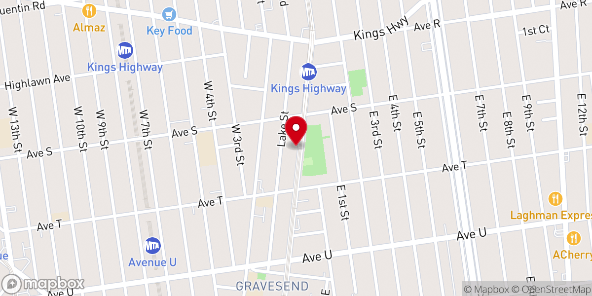 Map showing location of Magen David of Madison Inc