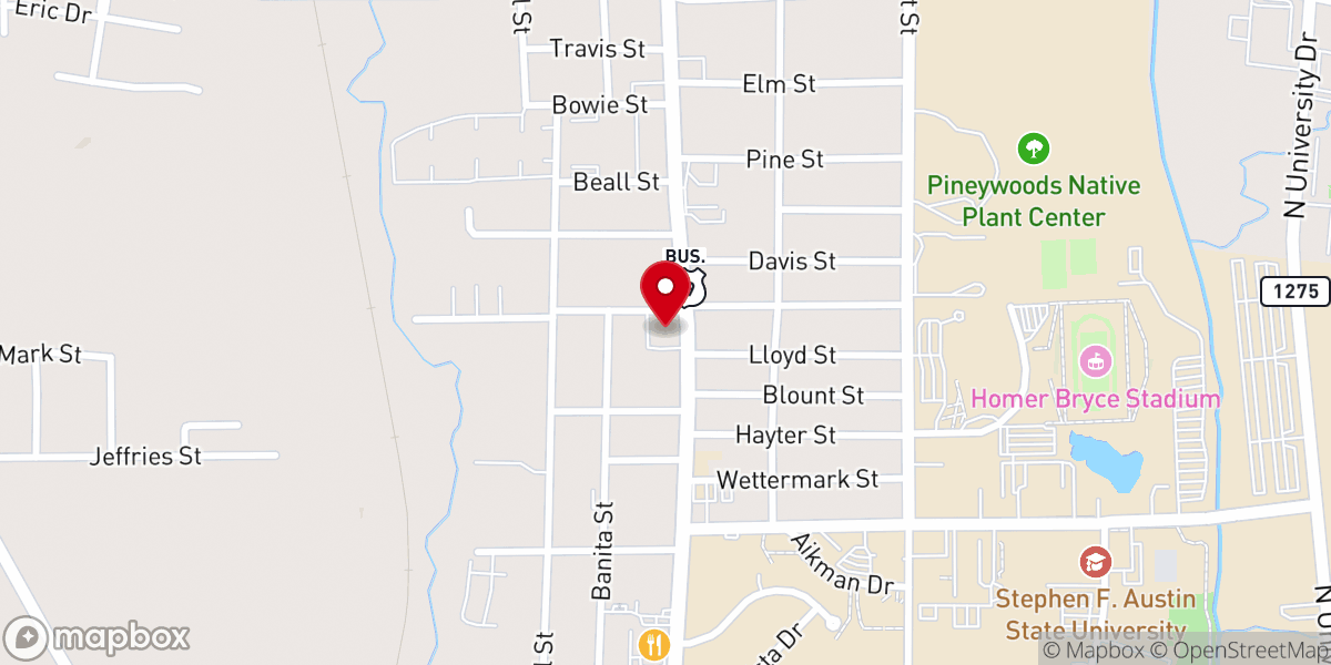 Map showing location of University Church