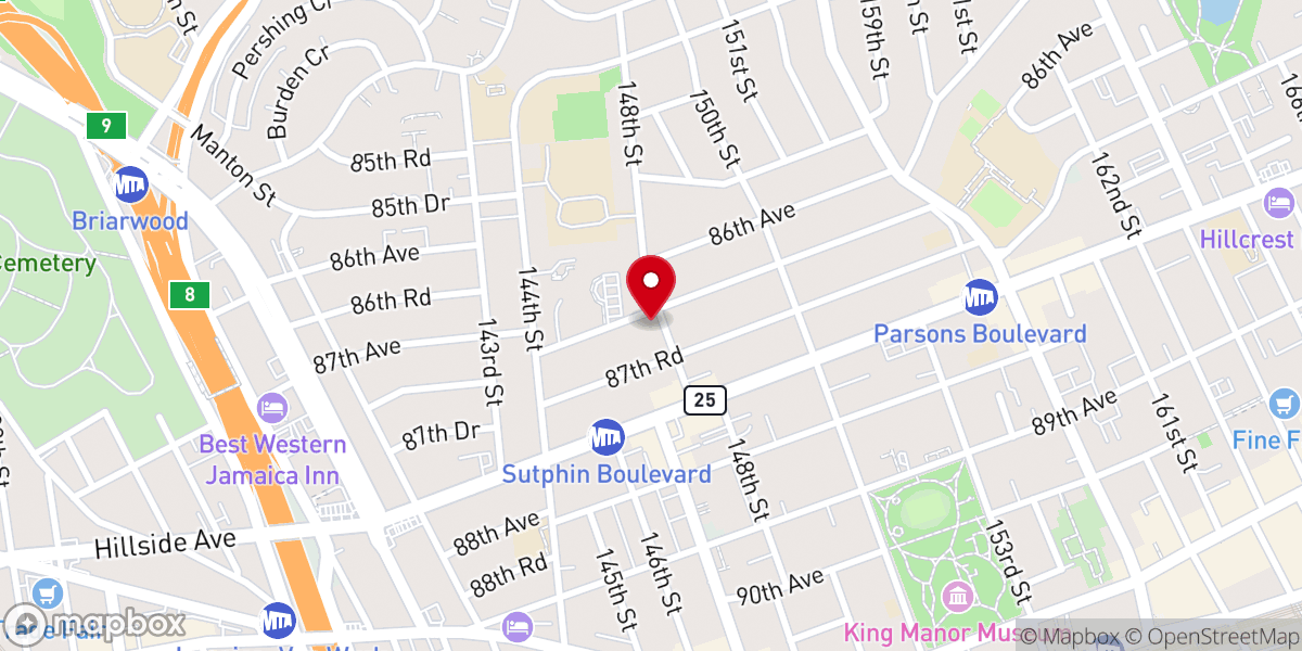 Map showing location of Iglesia Evangelica La Buena Semilla Inc