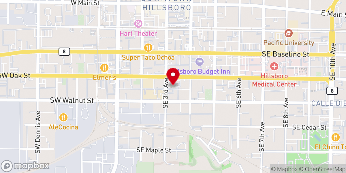 Map showing location of St. Vincent de Paul Society