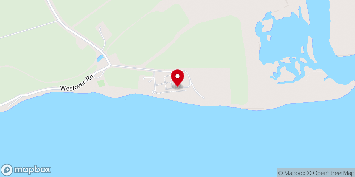 Map showing location of Historic Westover