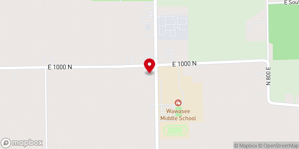 Map showing location of Shepherd by The Lakes Lutheran Church