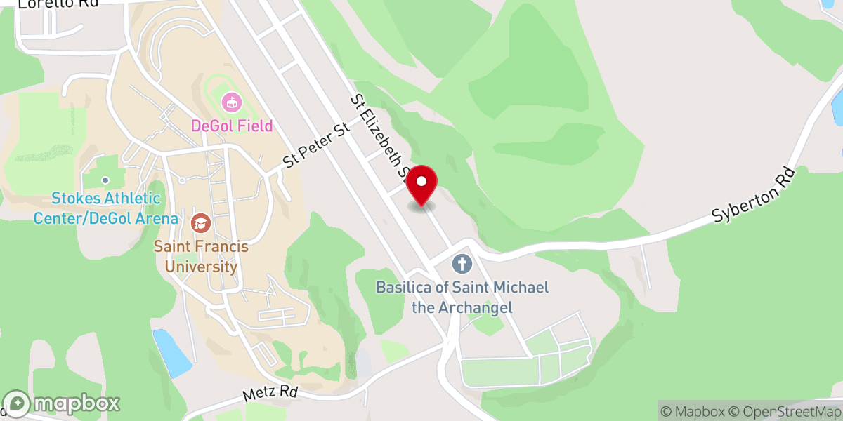 Map showing location of American Legion